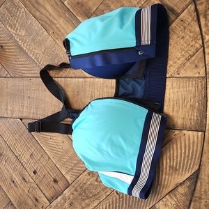 Blue Victoria's Secret sports bra